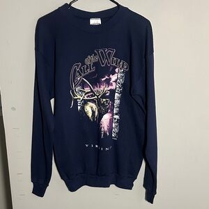Tultex Call of the Wild Virginia Navy Sweater